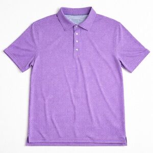 Vineyard Vines Polo Shirt Mens Large Jim Nantz Performance Brrr Golf Tech Purple